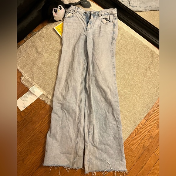 DYNAMITE baggy jeans. HIGH WAISTED - Picture 1 of 5